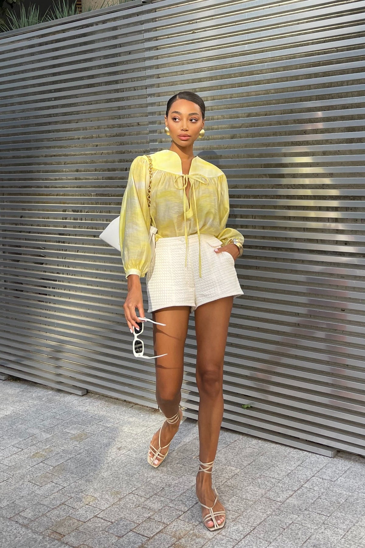BLOUSE JAUNE DÉGRADÉE