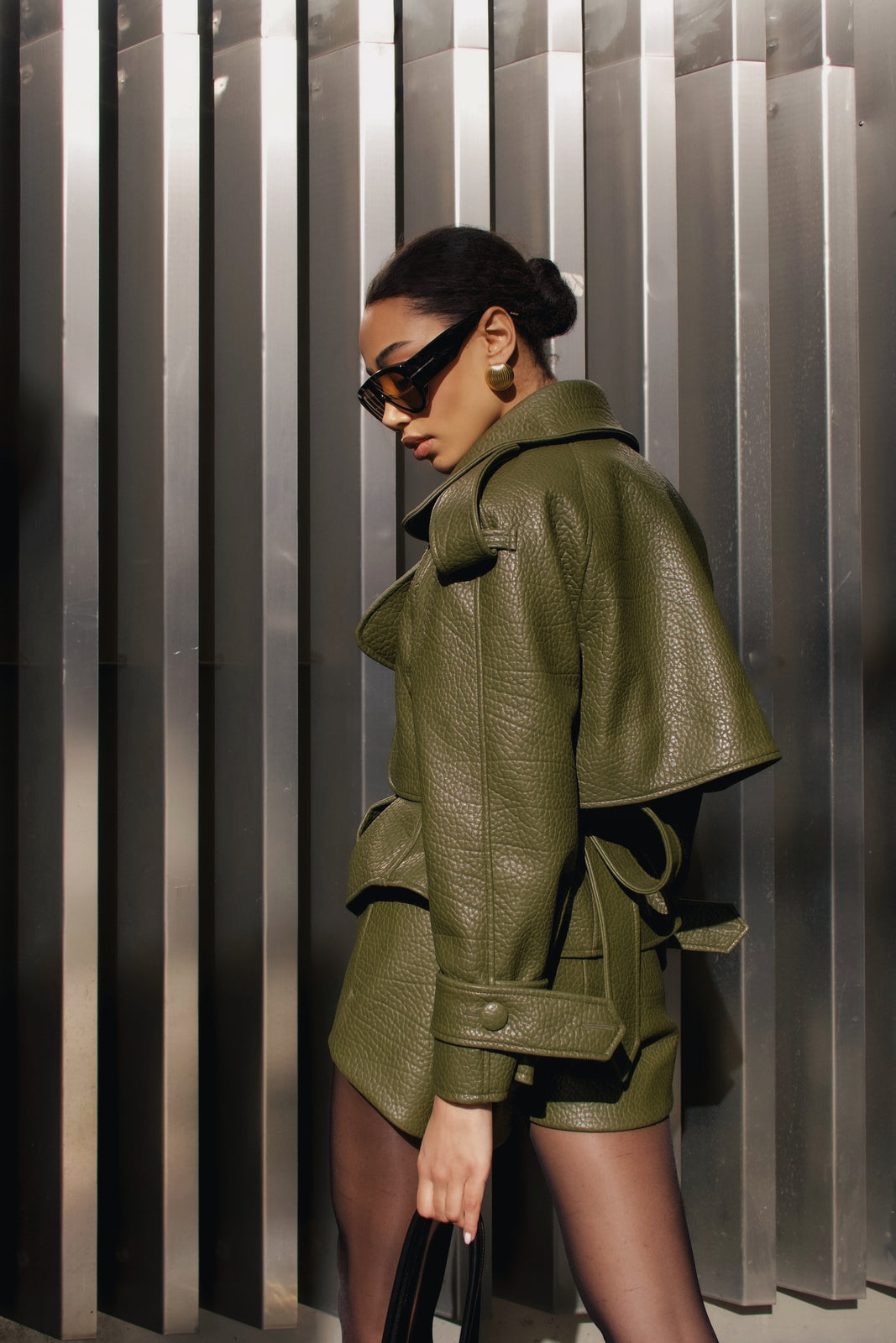TRENCH CURTO VERDE
