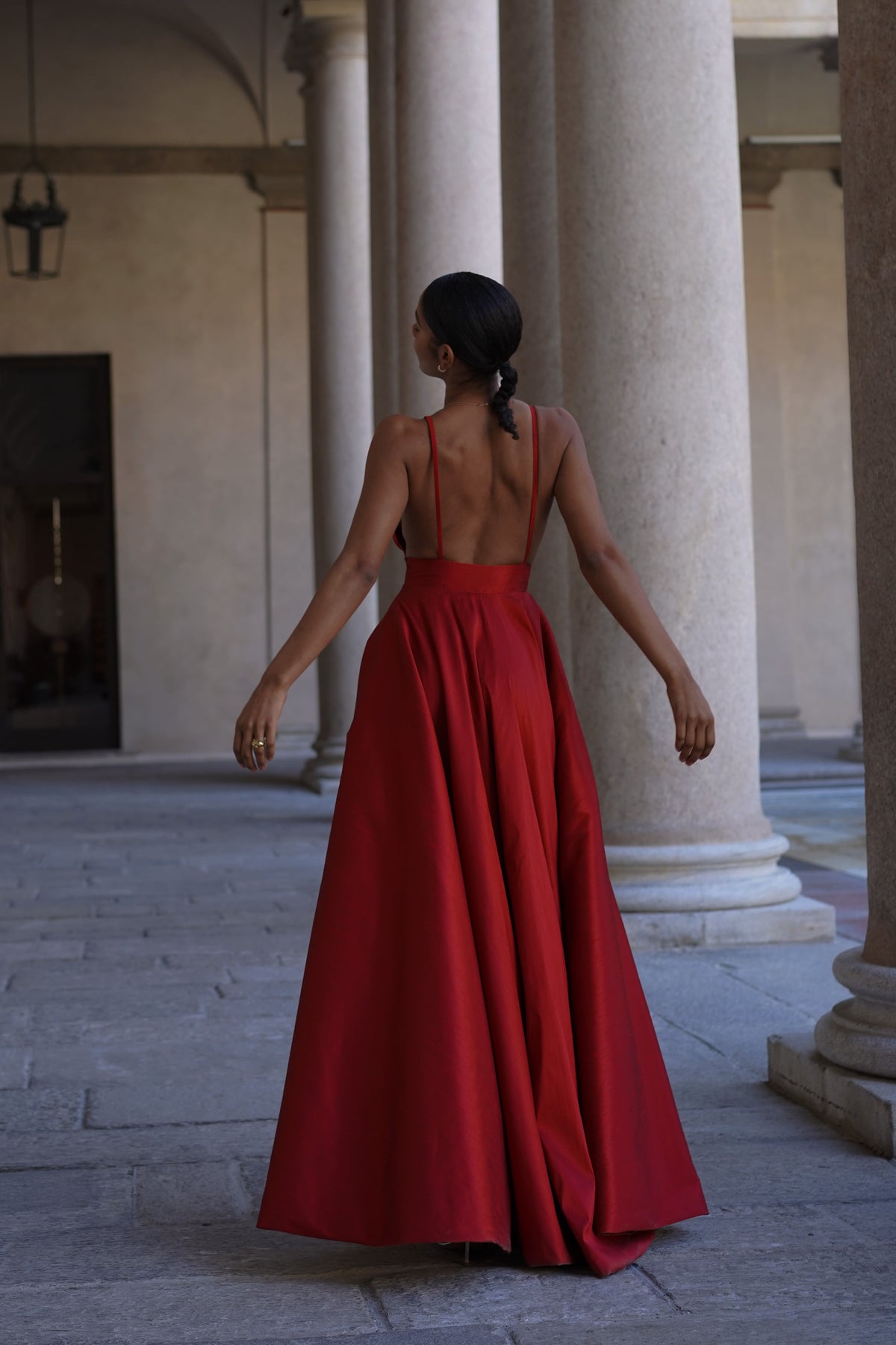 VESTIDO ROJO DE PRINCESA