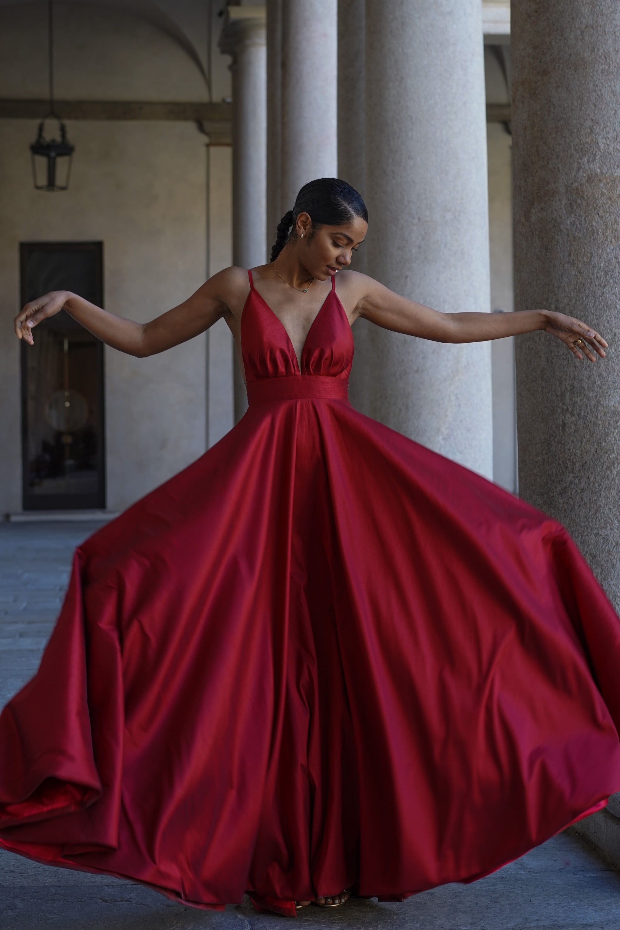 Robe de Princesse Femme Rouge