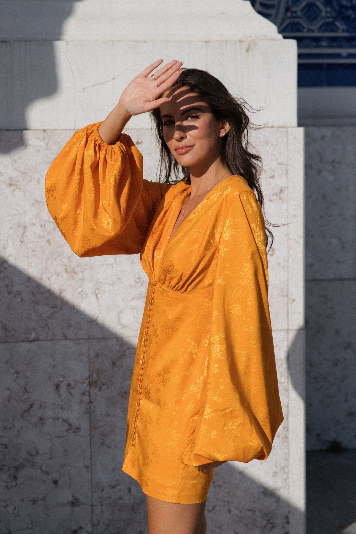 ROBE COURTE ORANGE