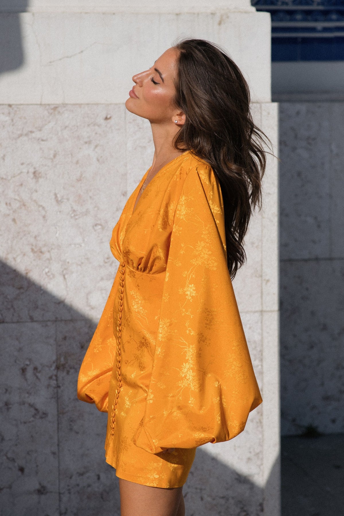 ROBE COURTE ORANGE