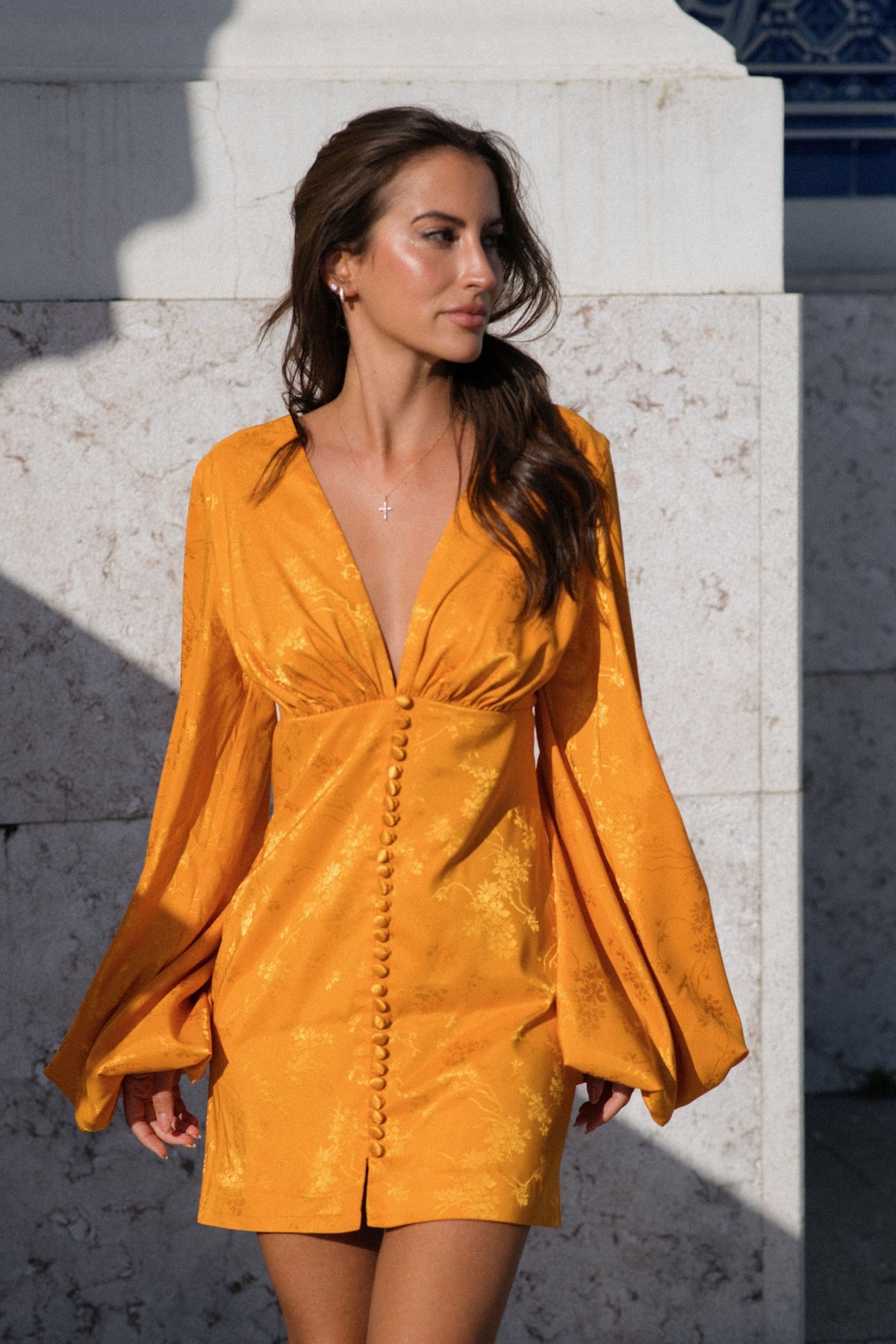 ROBE COURTE ORANGE