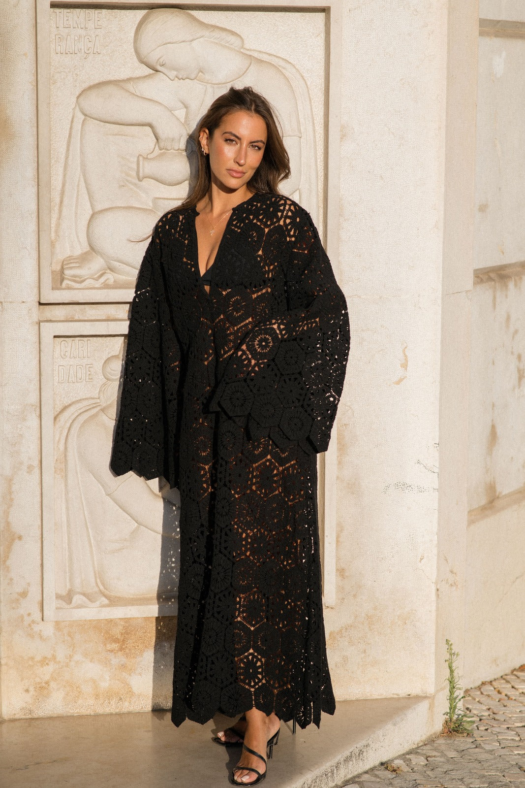 ROBE EN TRICOT NOIR