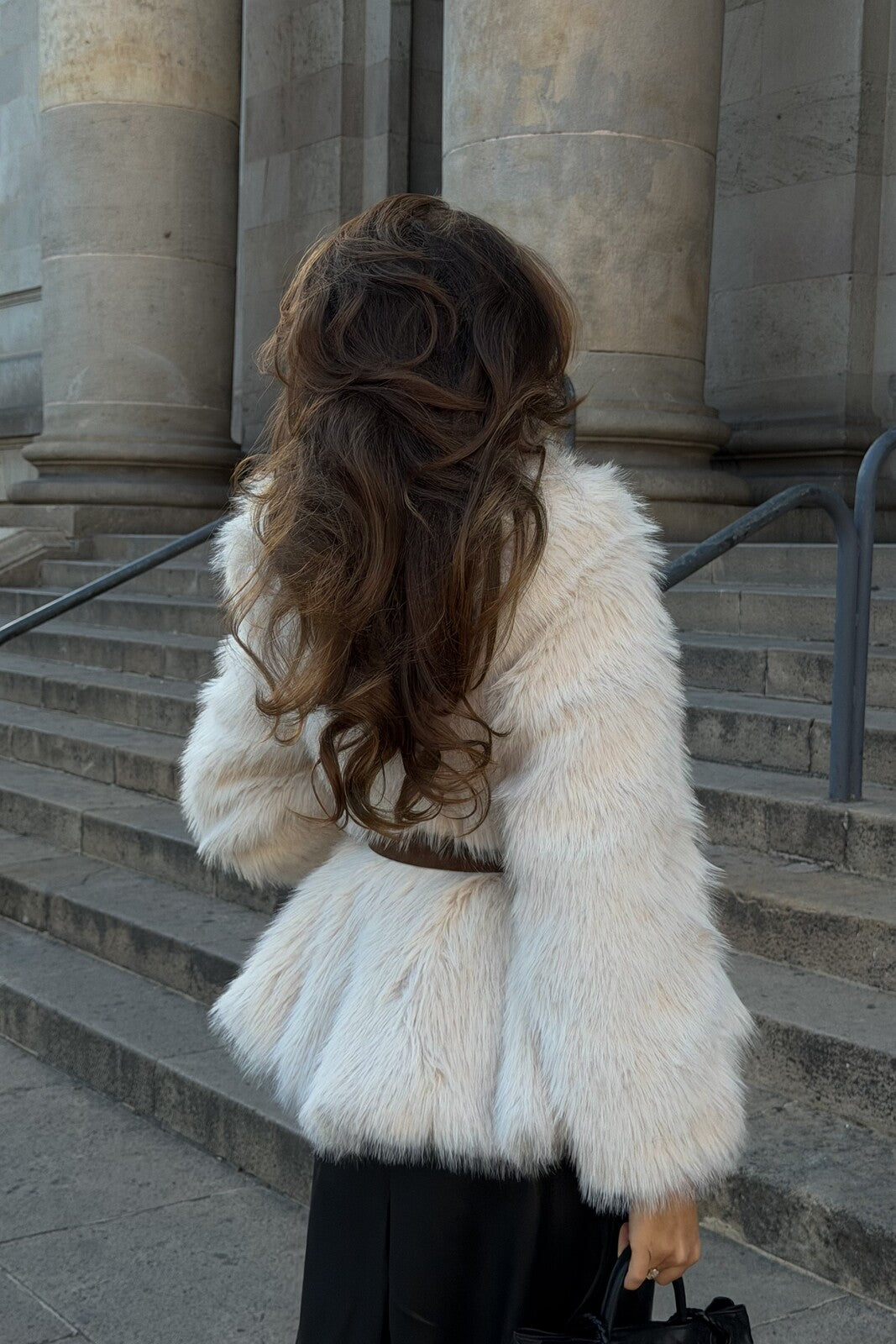 CALÇA PRETA CARDADA