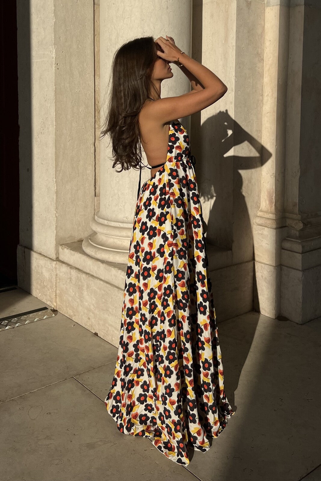 ROBE LONGUE IMPRIMÉ FLORAL