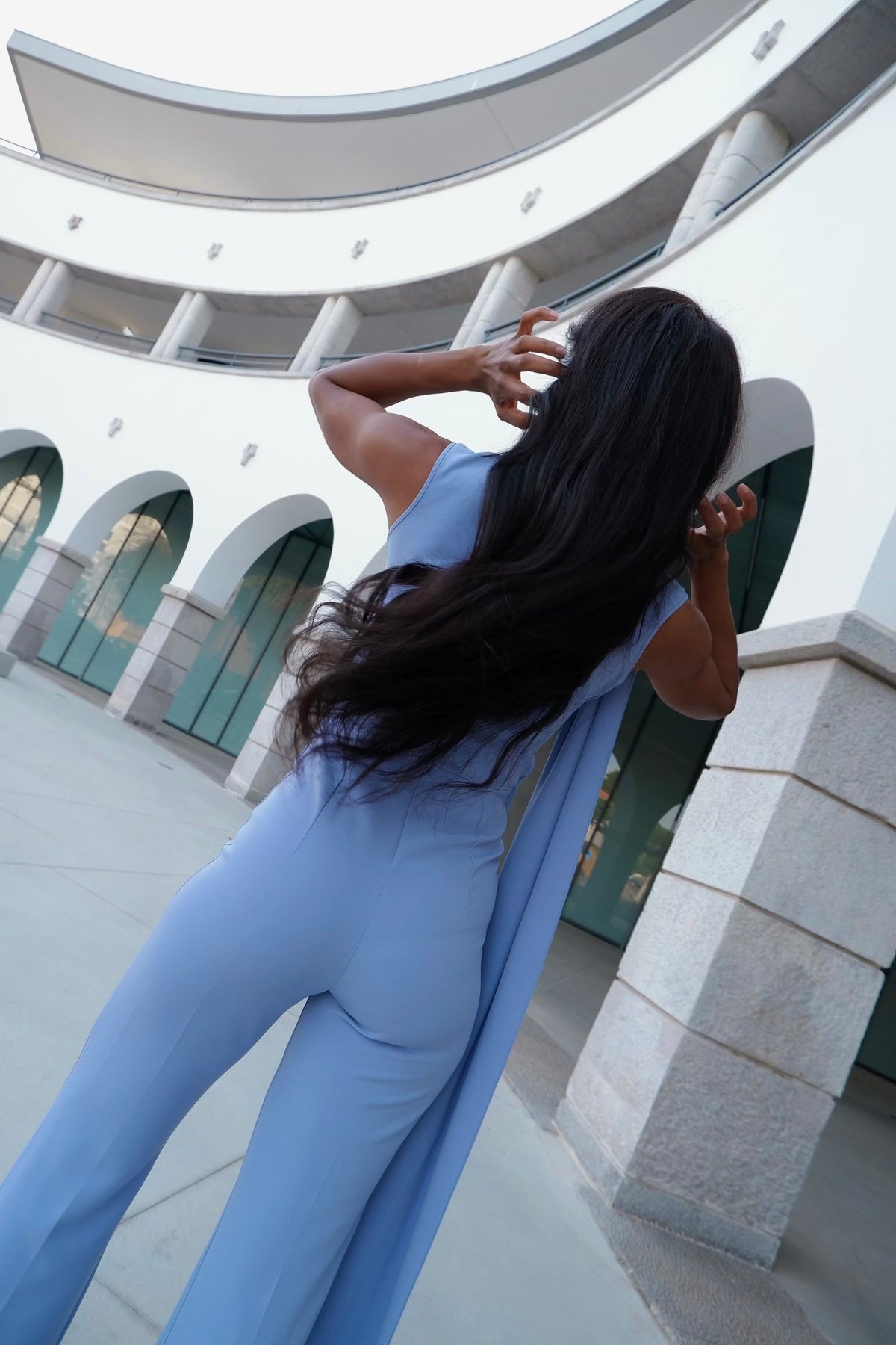 HORTENCE BLUE JUMPSUIT