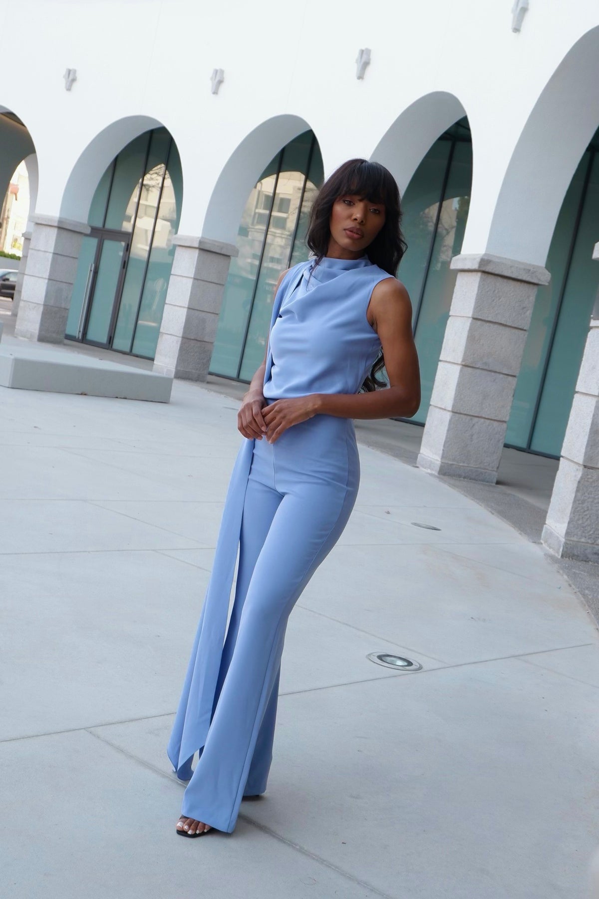 HORTENCE BLUE JUMPSUIT