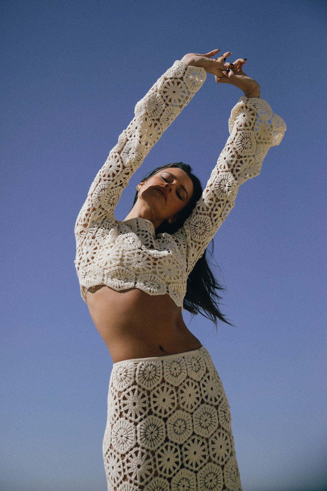 PEARL TRICOT BLOUSE