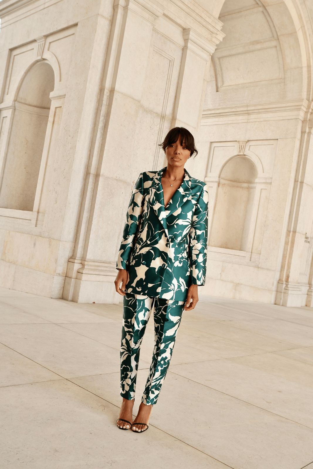 Blazer imprimé fleuri best sale femme