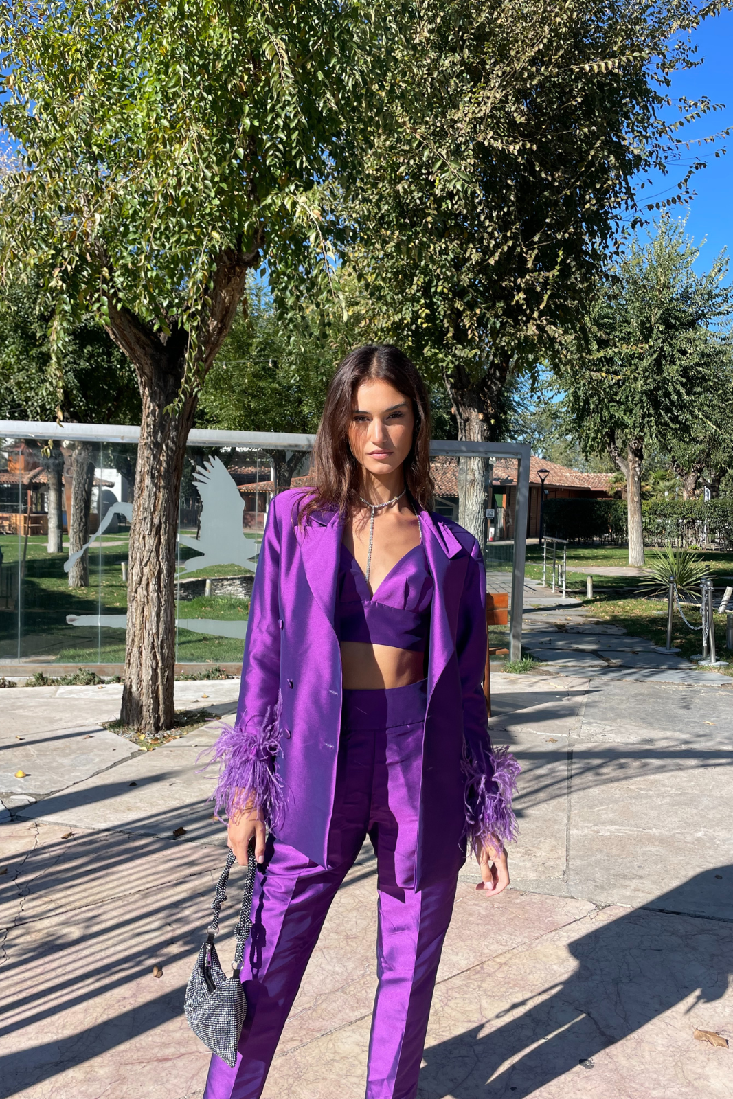 Lilac blazer sale