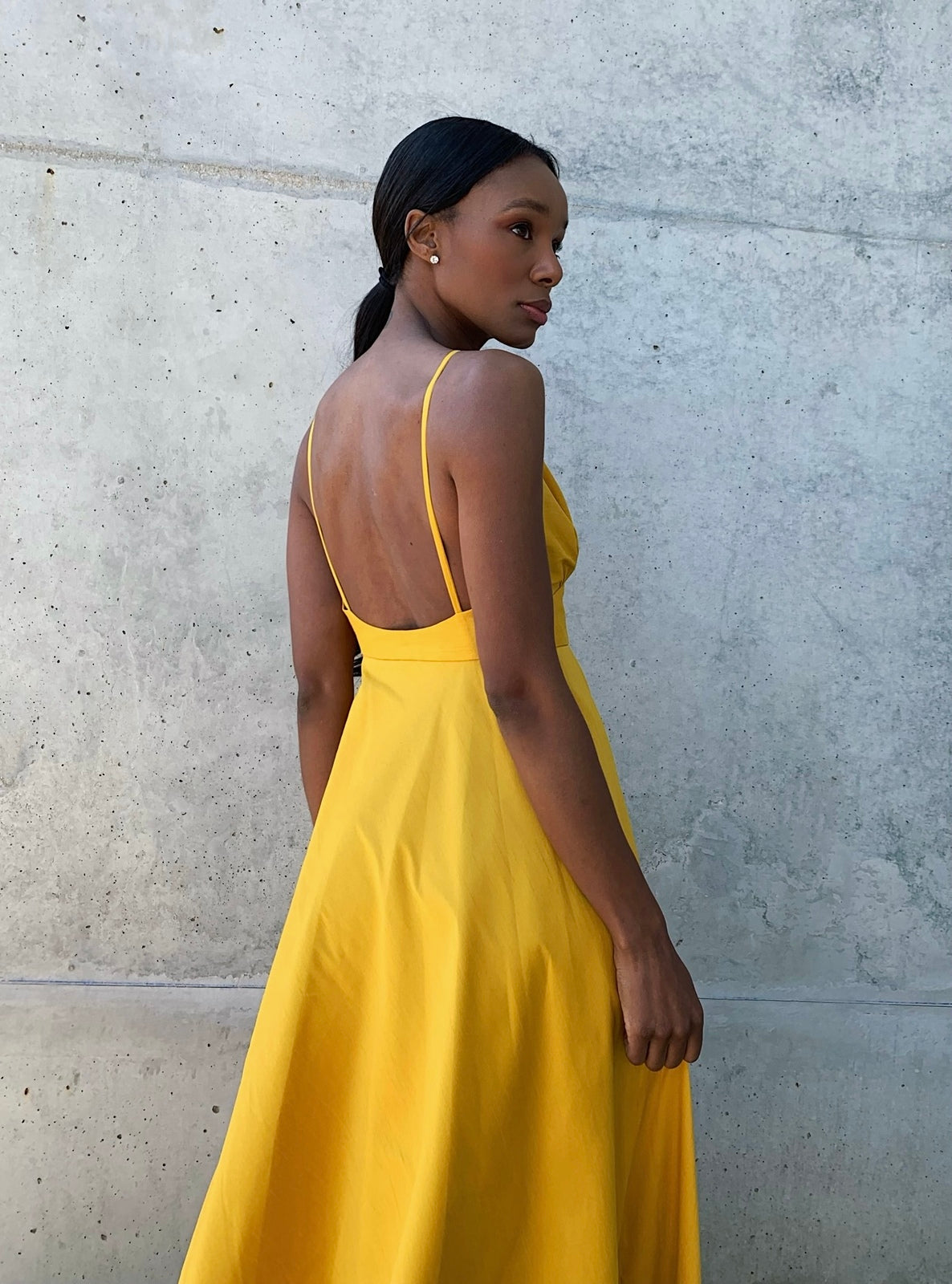 YELLOW PRINCESS DRESS