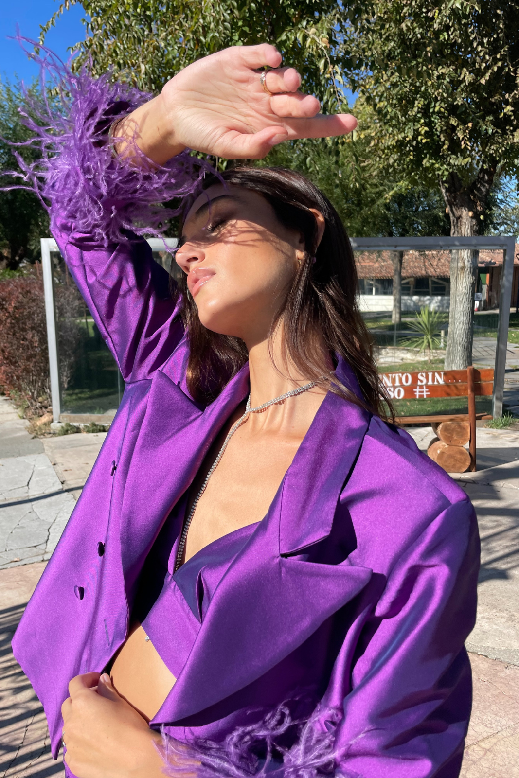 CROP TOP VIOLET
