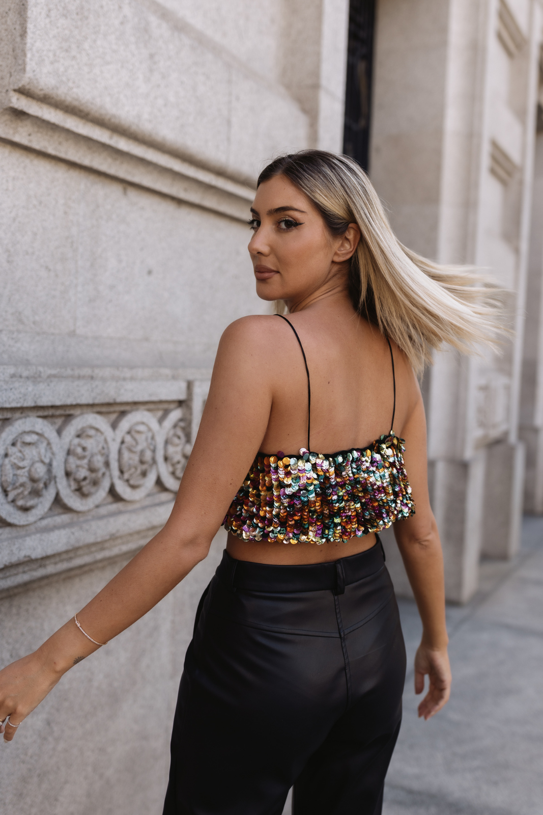 Sequin tube top outfit best sale