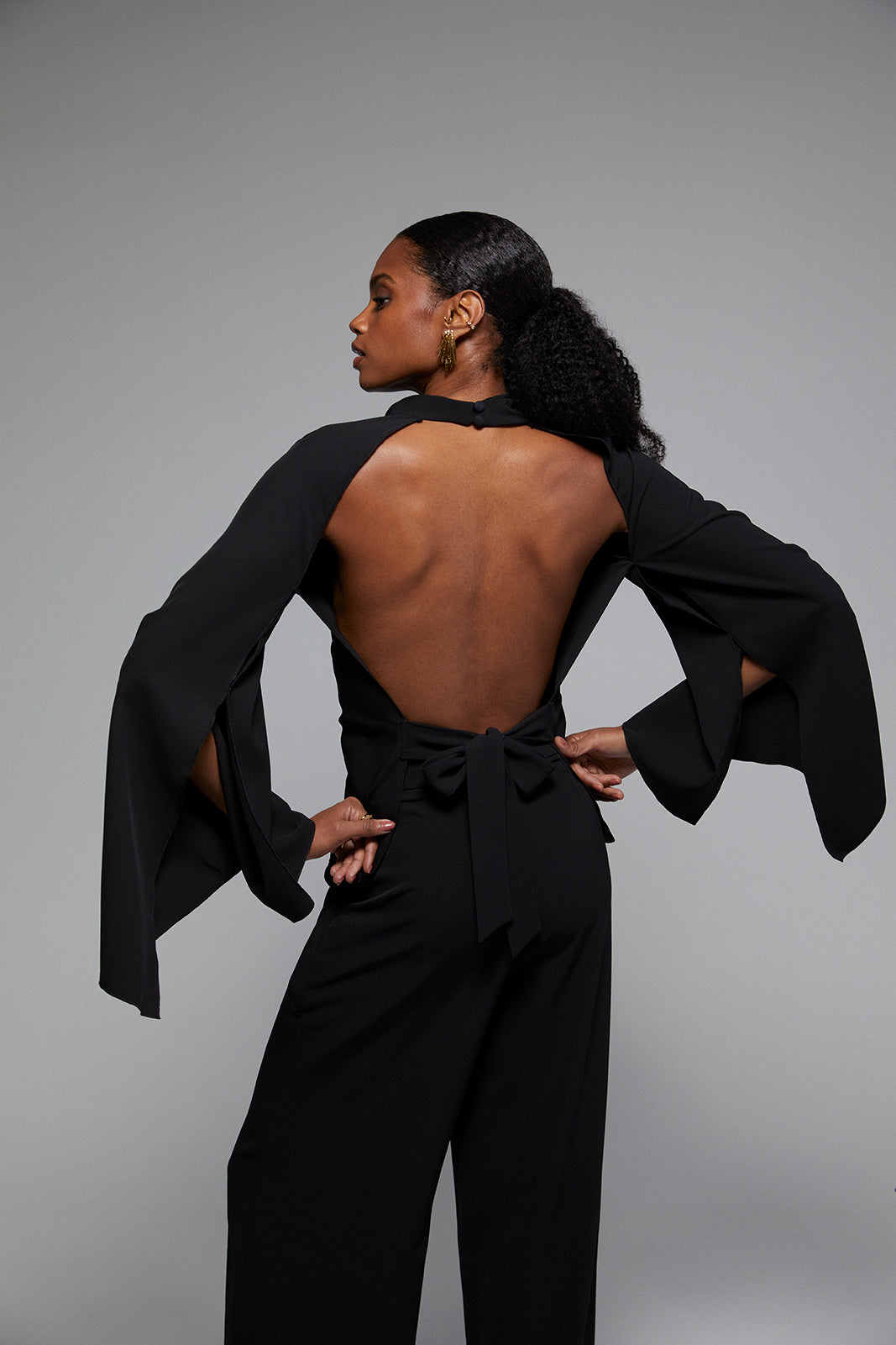PANTALON NOIR OVERSIZE