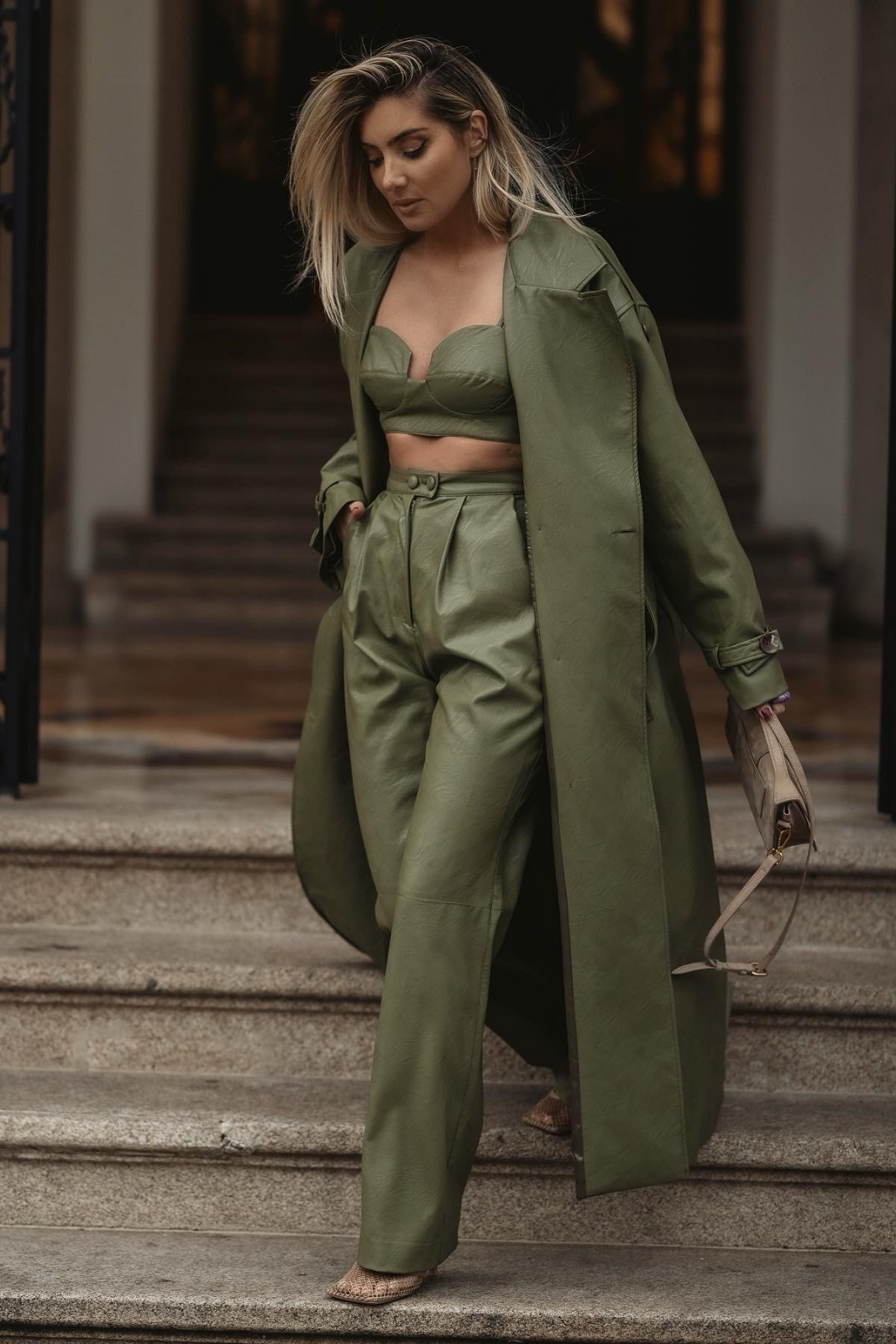 CROP TOP VERDE KHAKI