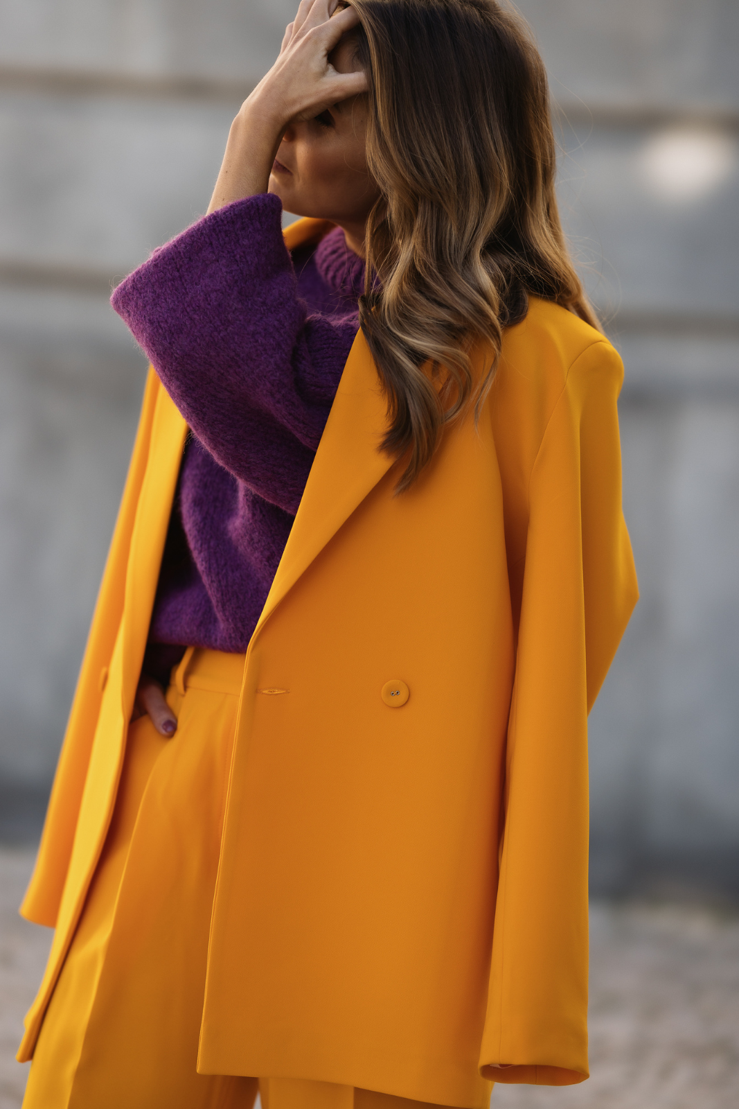 BLAZER ORANGE OVERSIZE