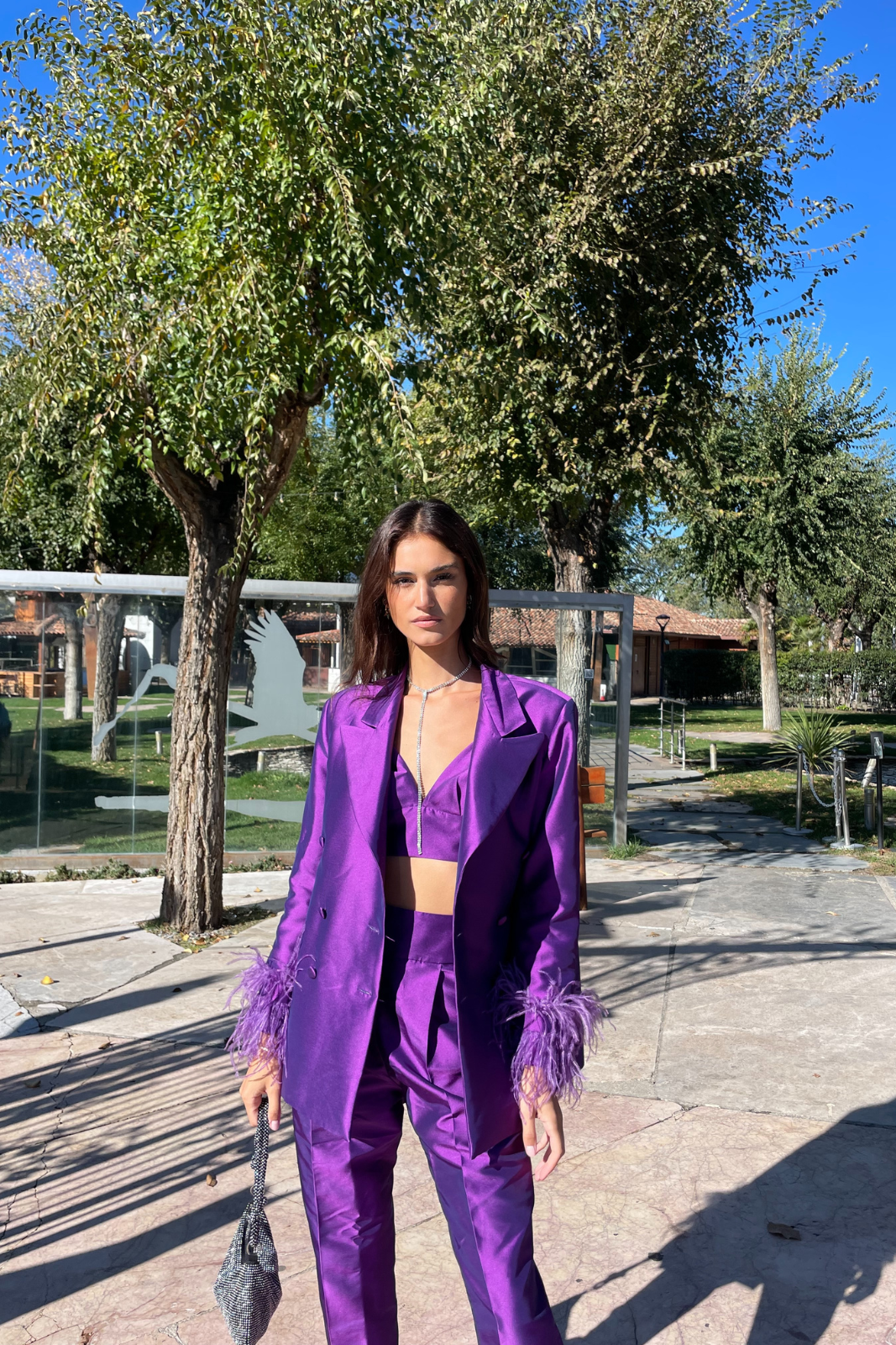 CROP TOP VIOLET