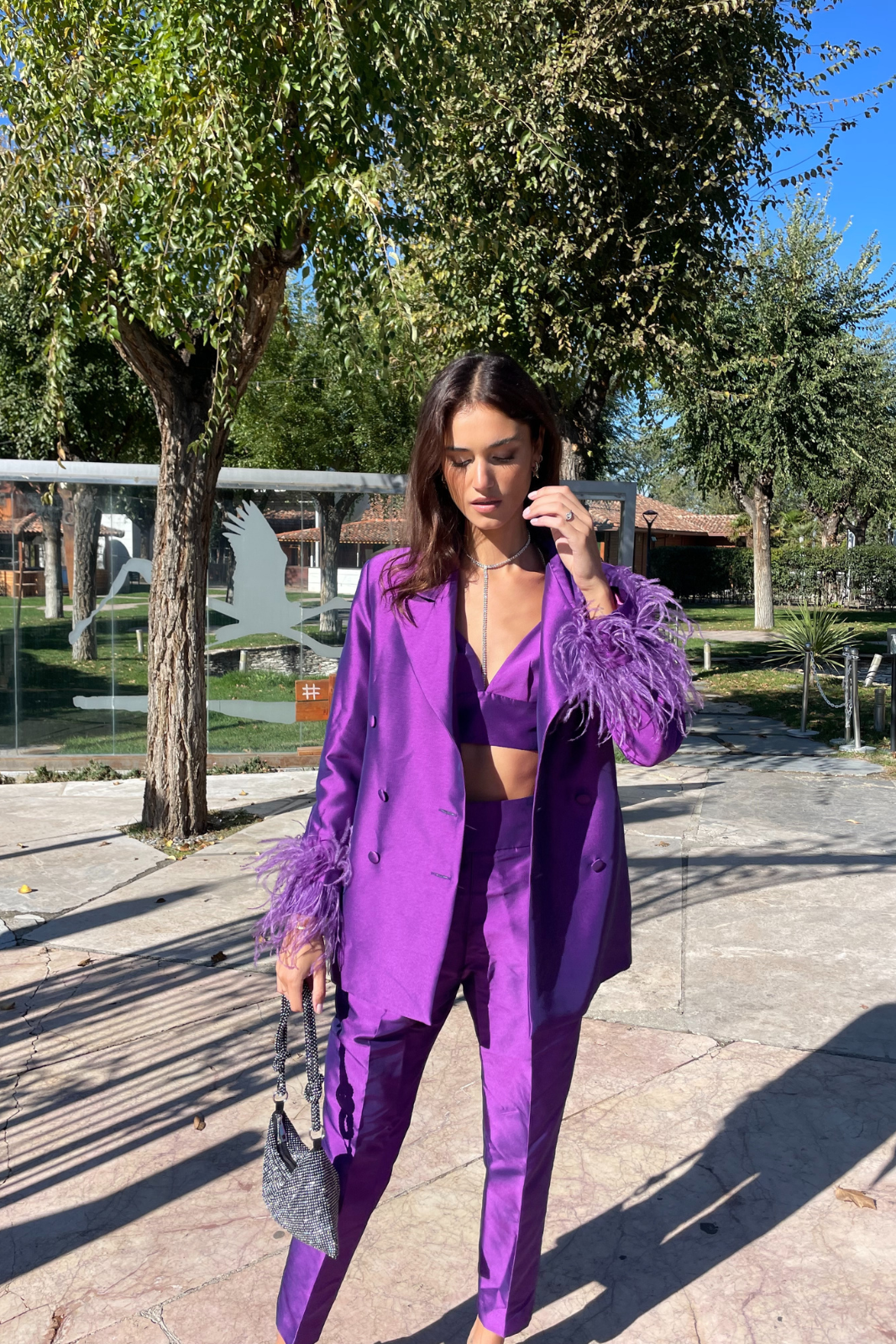 CROP TOP VIOLET