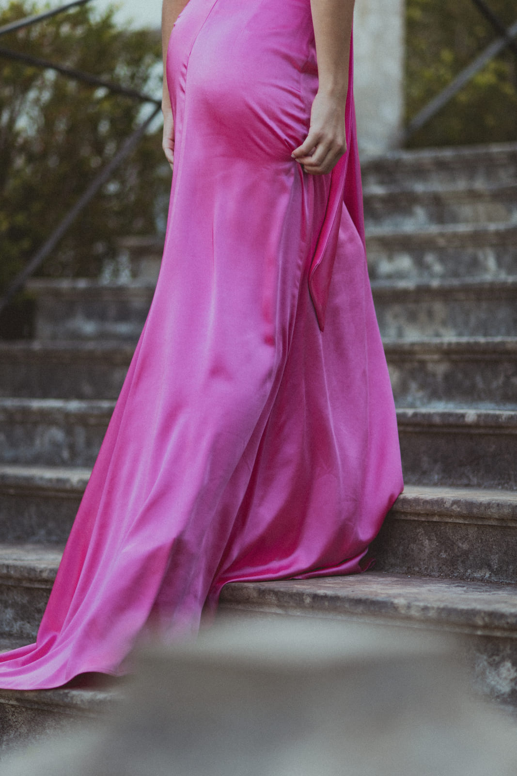 ROBE LONGUE FUCHSIA