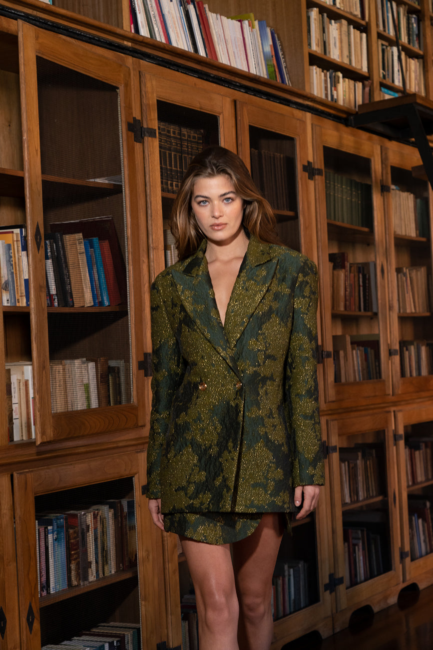 BLAZER JACQUARD VERDE