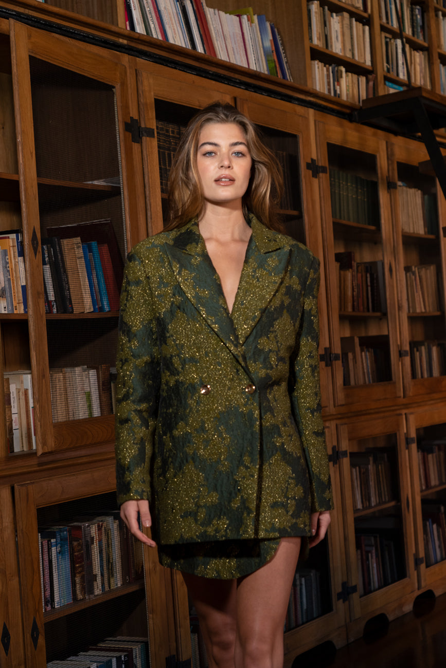 BLAZER JACQUARD VERDE