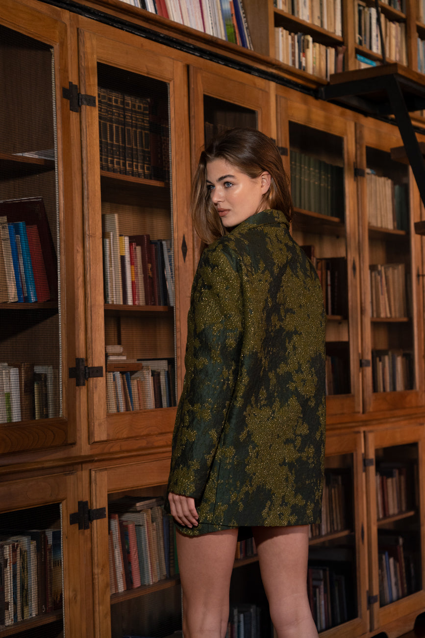 BLAZER JACQUARD VERDE