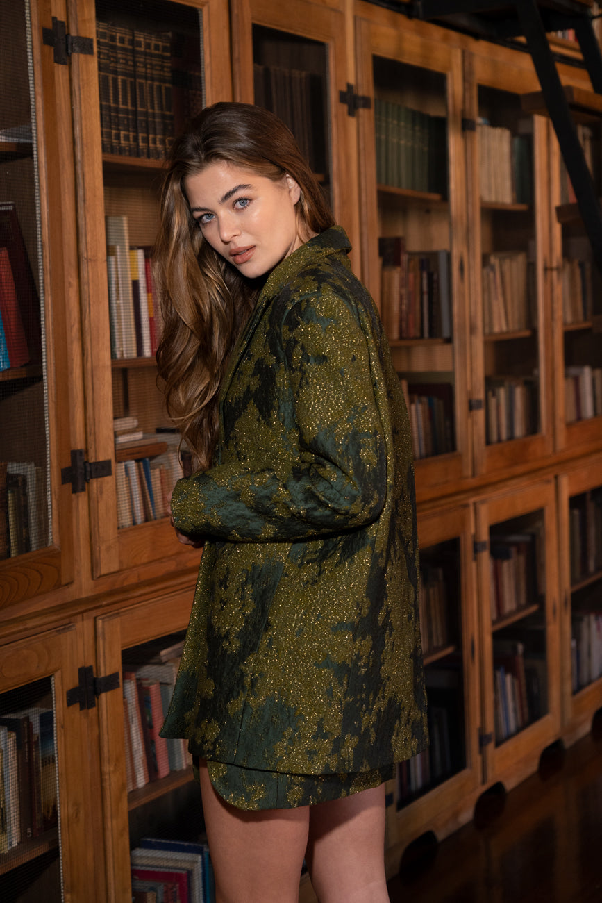 BLAZER JACQUARD VERDE