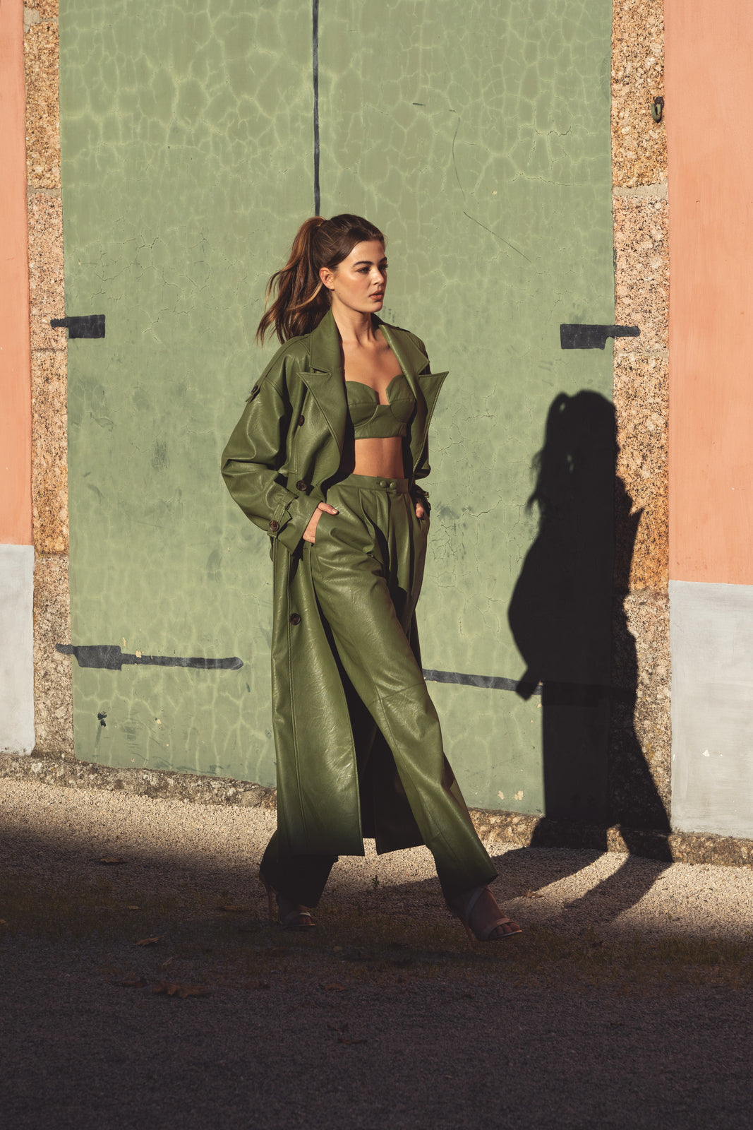 CROP TOP VERDE KHAKI