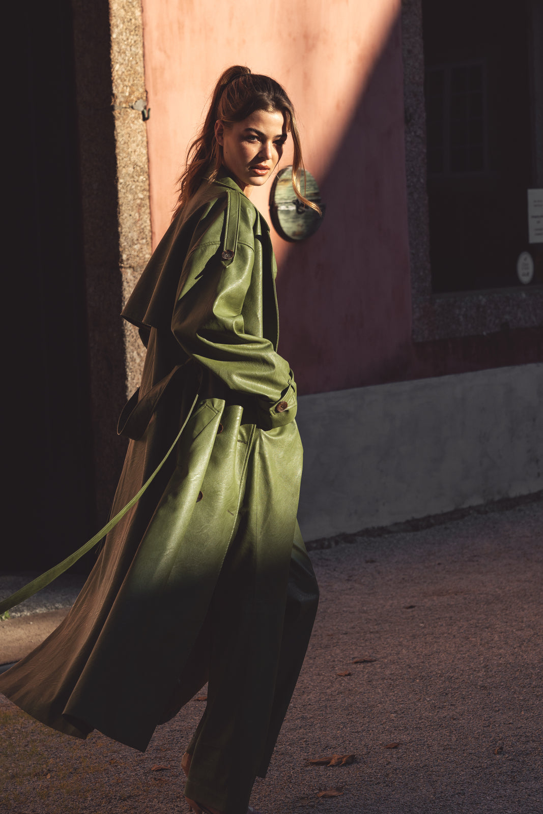 GREEN GABARDINE KHAKI OVERSIZED XL