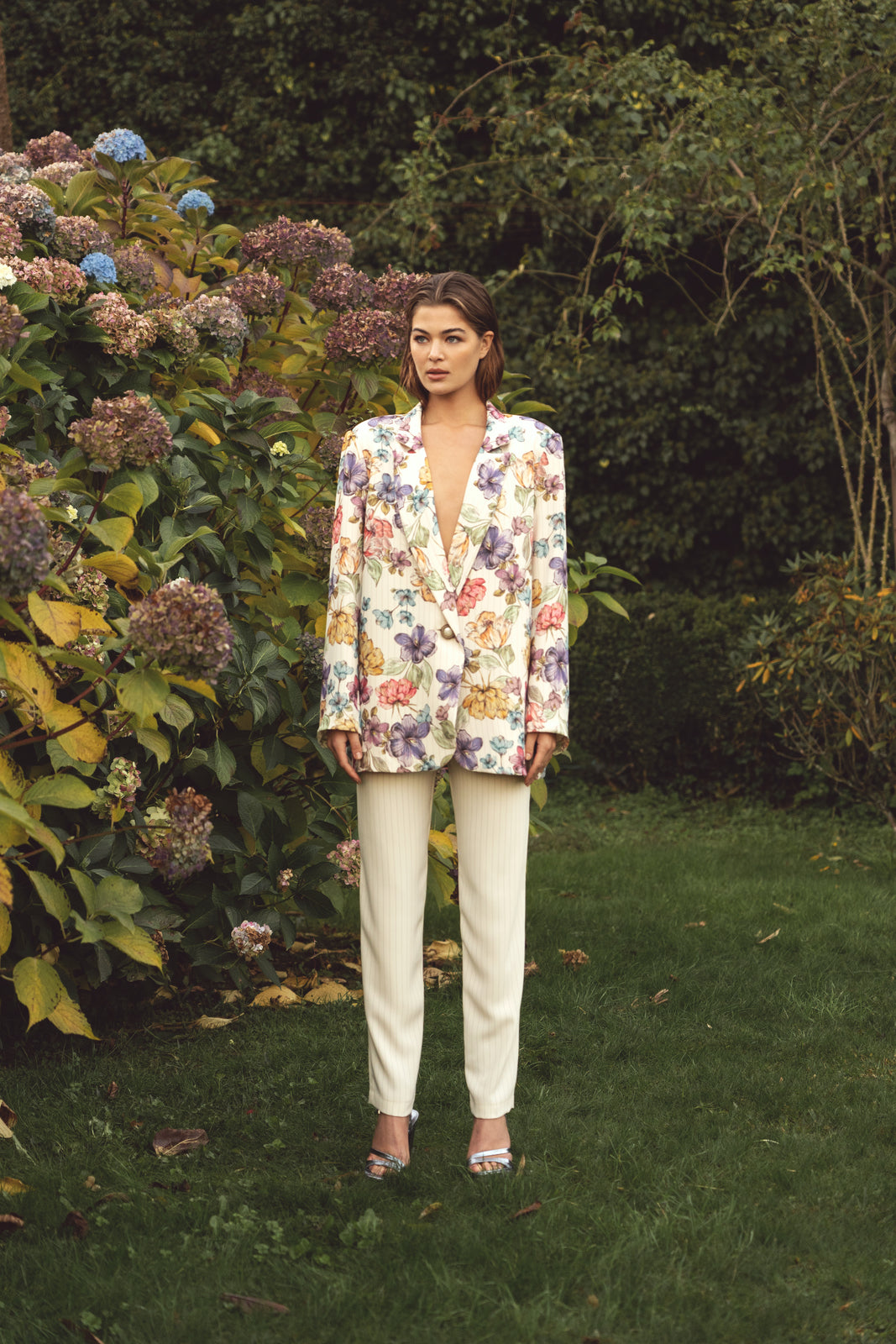 PANTALON BLANCO RAYAS