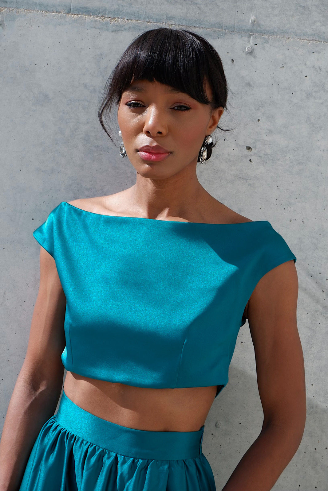 CROP TOP TURQUOISE