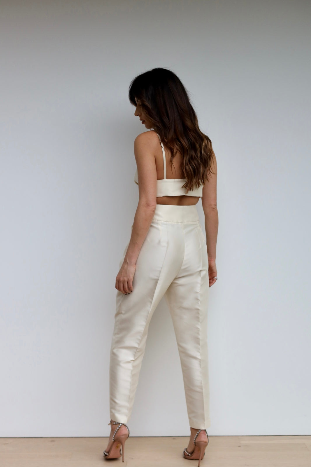 STRUCTURED PEARL PANTS