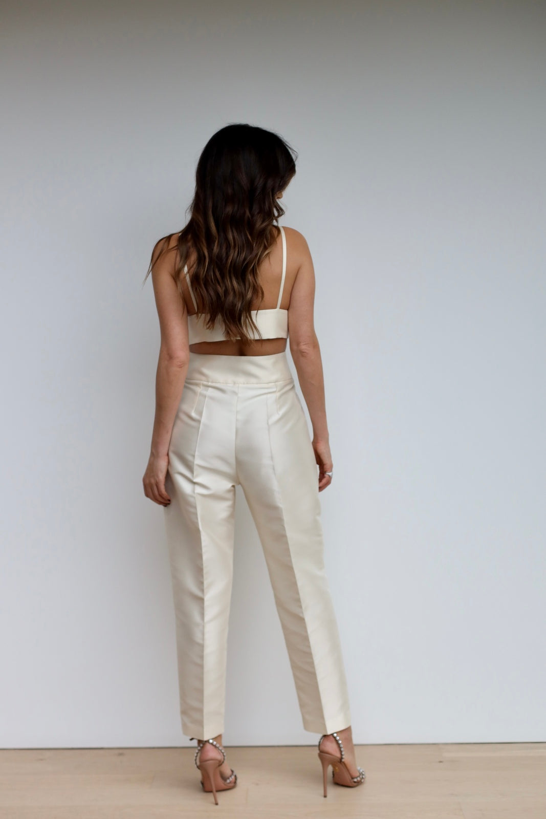 STRUCTURED PEARL PANTS