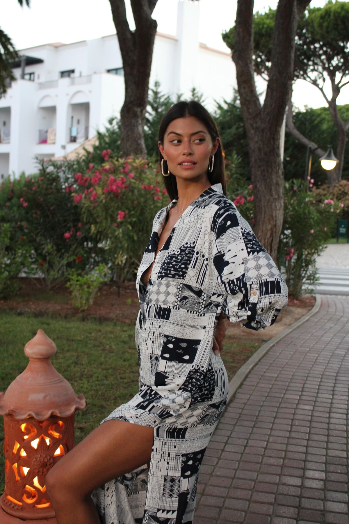 VESTIDO CAMISEIRO ESTAMPADO