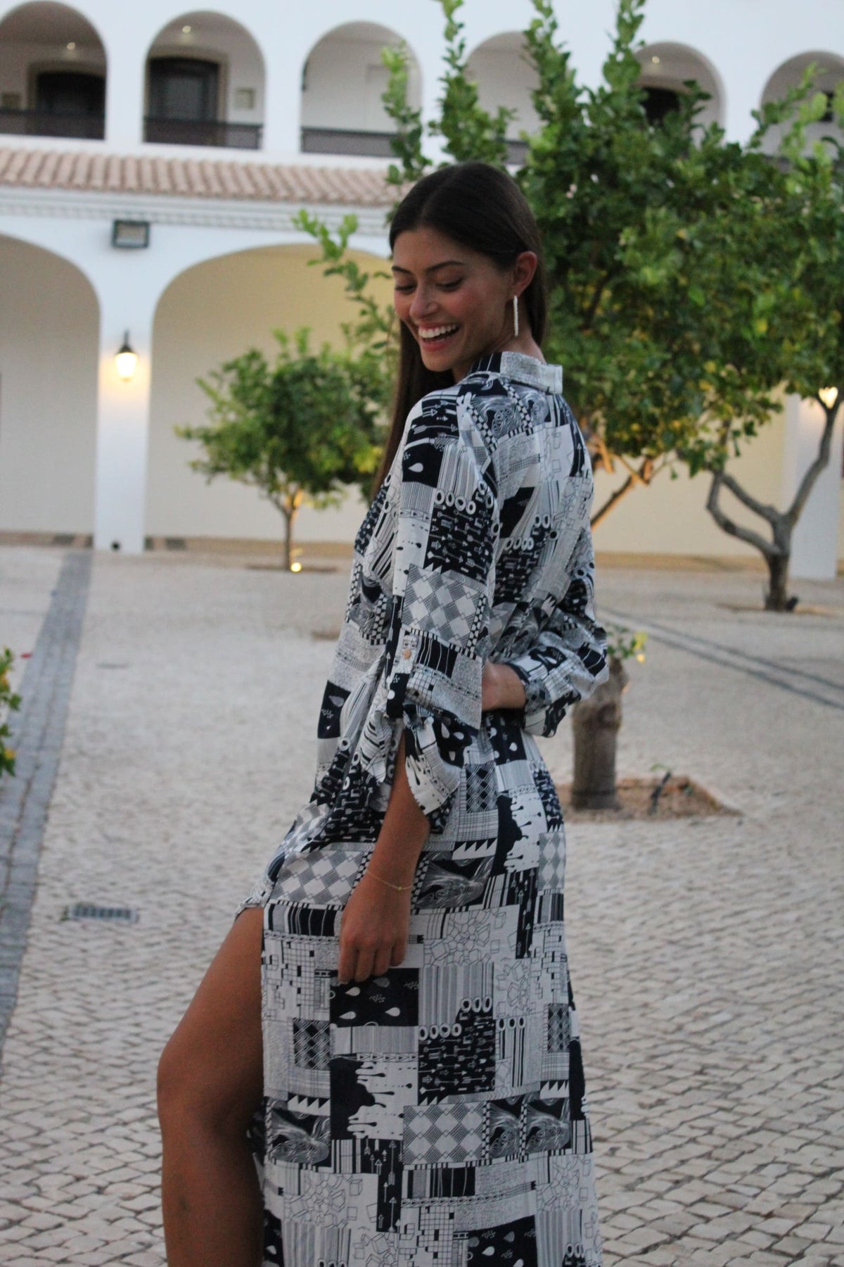 VESTIDO CAMISEIRO ESTAMPADO