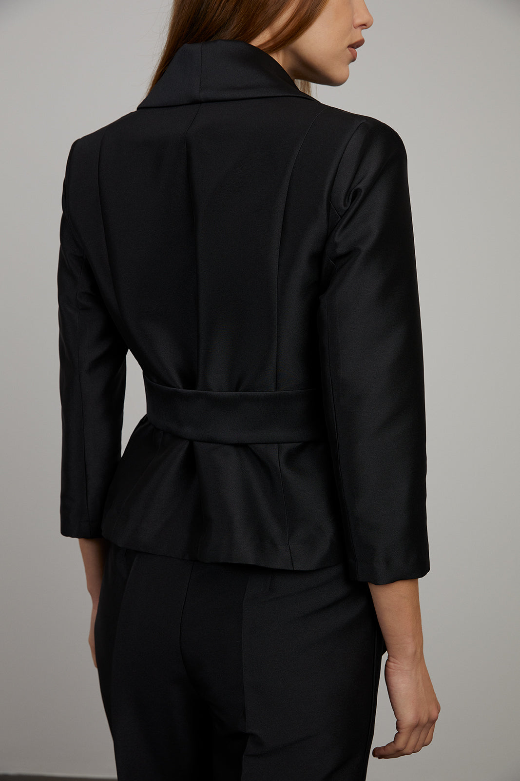 STRUCTURED BLACK BLAZER - KAOÂ