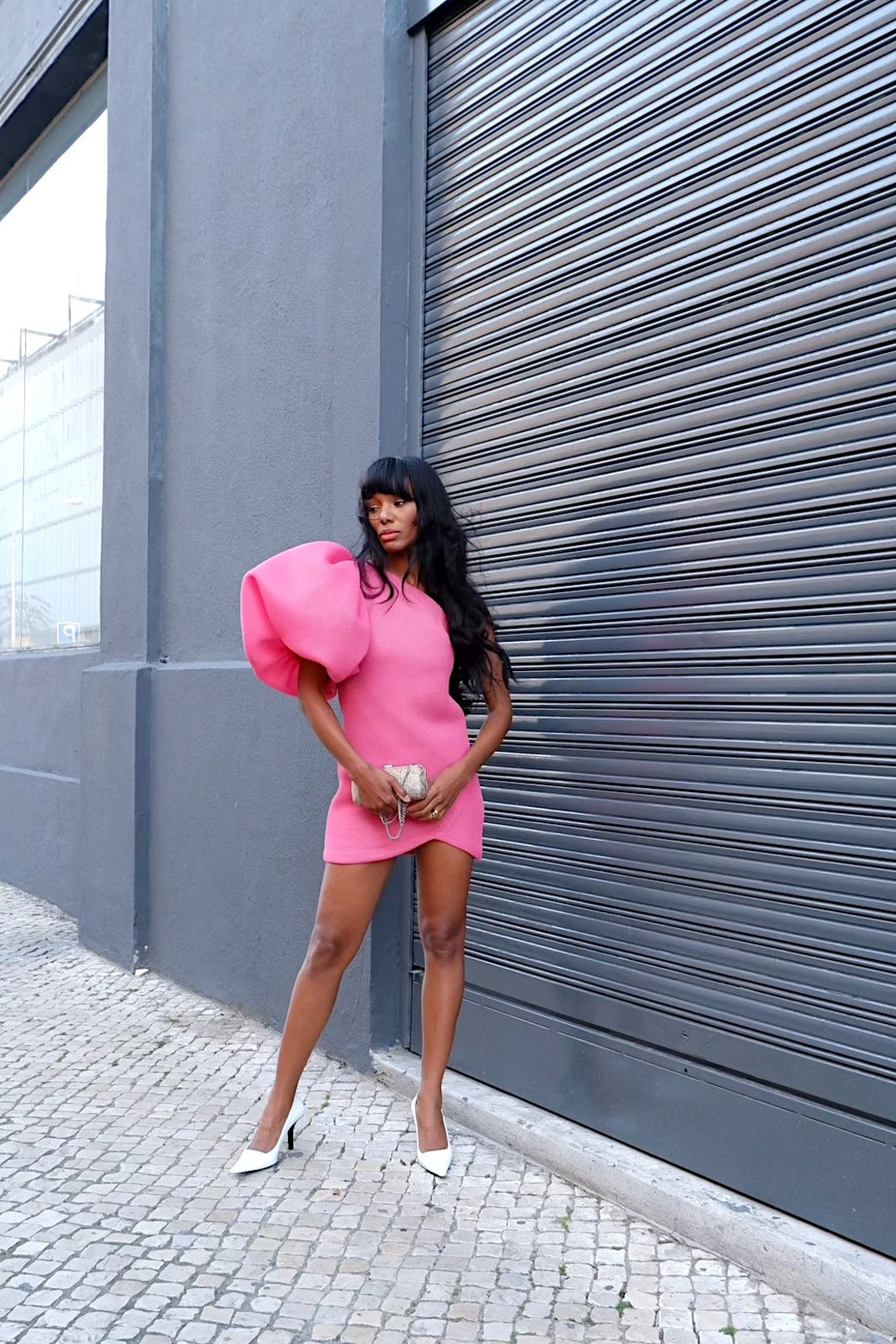 VESTIDO CURTO ROSA