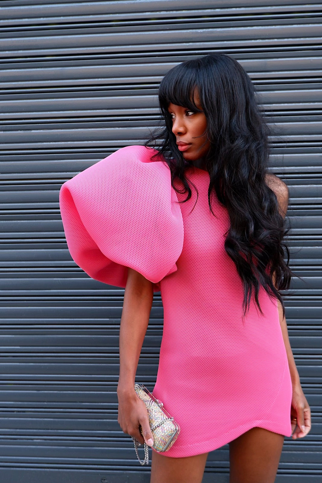 VESTIDO CURTO ROSA