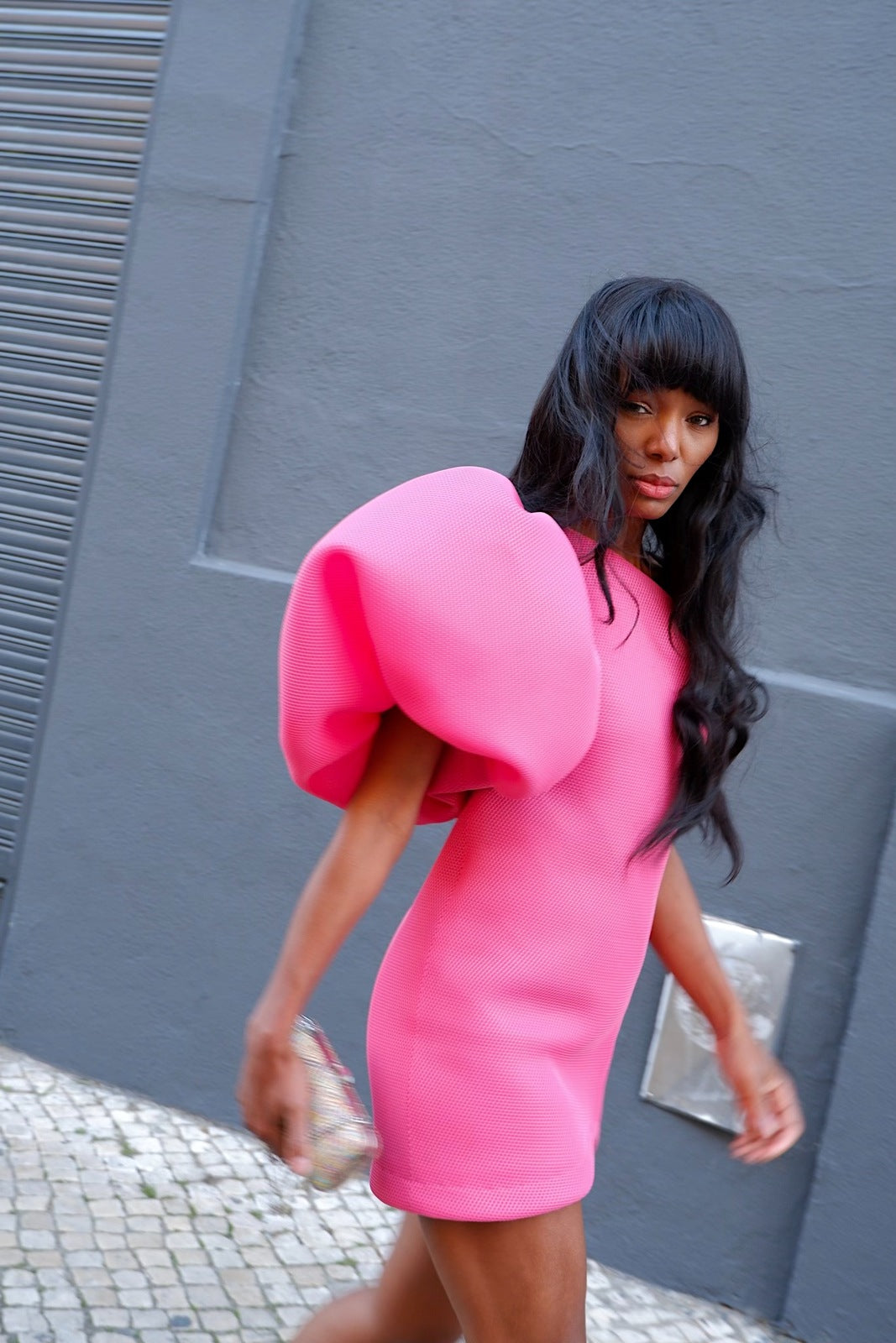 VESTIDO CURTO ROSA
