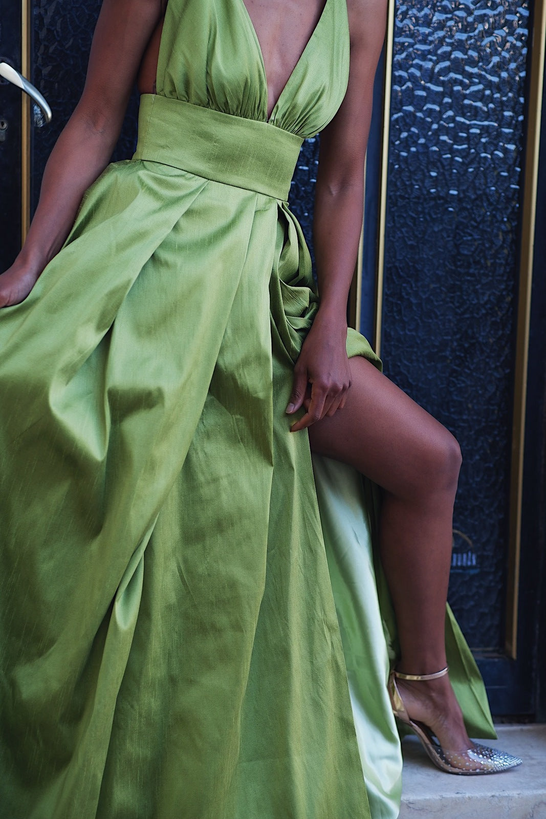 VESTIDO VERDE PRINCESA